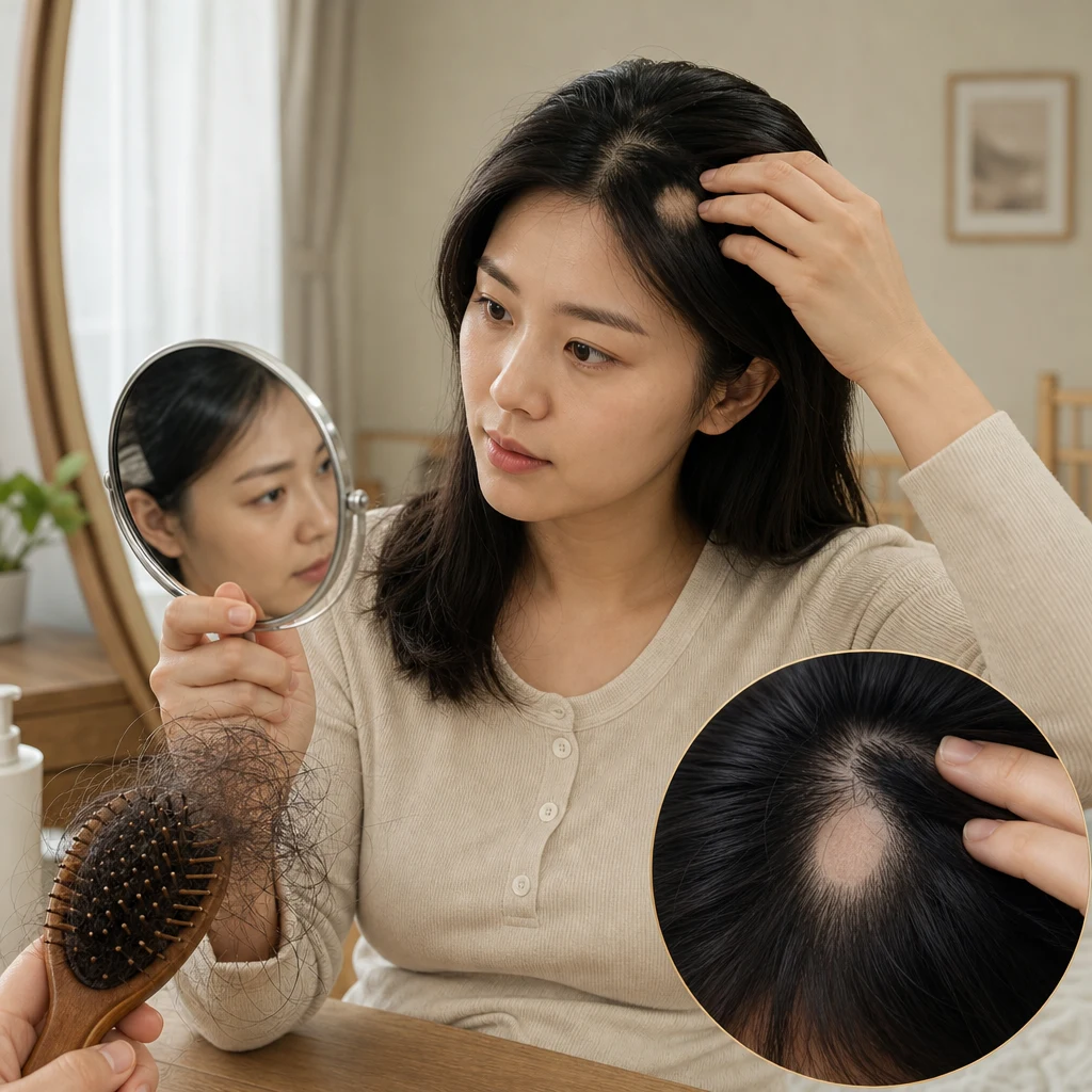 원형탈모 이미지 1
